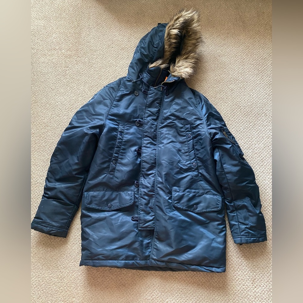 L.O.G.G (h&m brand) Men’s Winter Jacket Blue Size M